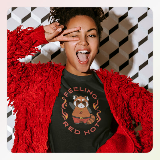 Feeling Red Hot Unisex T-shirt