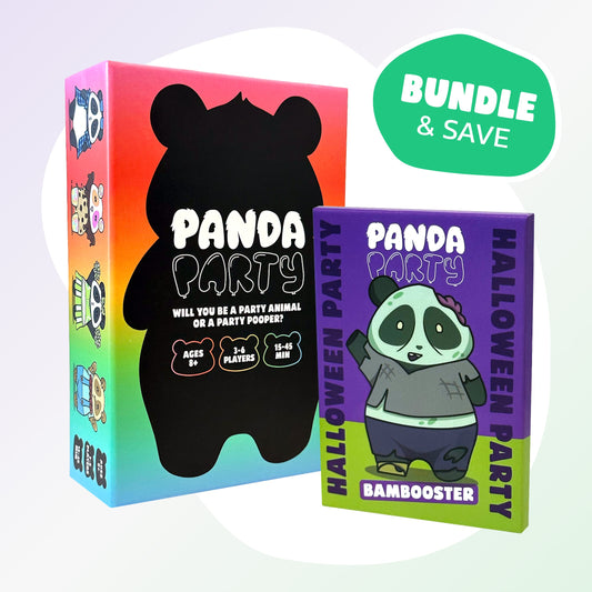 Panda Party Game + Halloween Booster Bundle